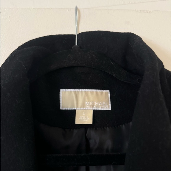 MICHEAL KORS wool blend belted wrap coat - Picture 3 of 5